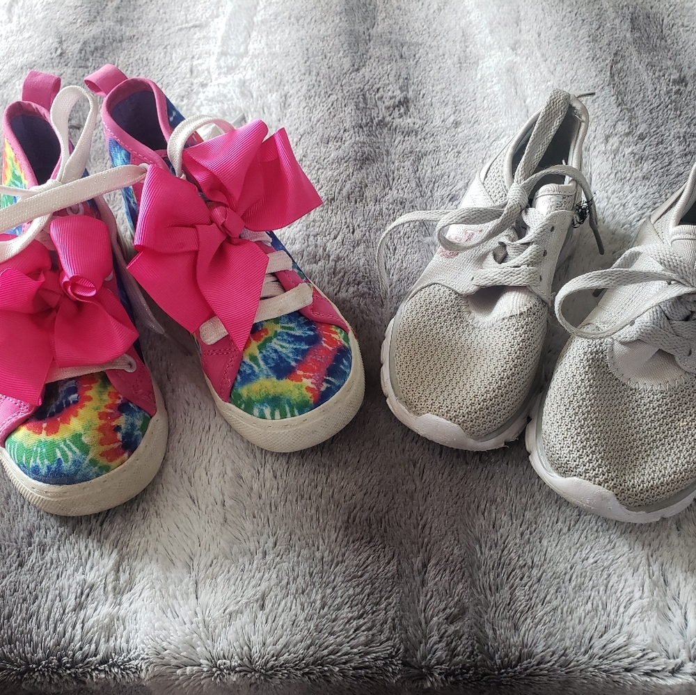 Little Girl Size 10 Shoes (2 pair)